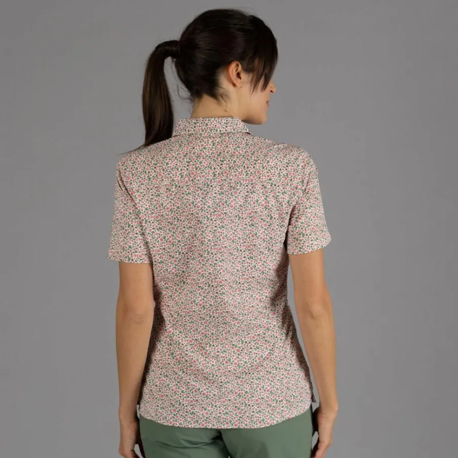 Donna CMP Camicie^Camicia fantasia check maniche corte da donna