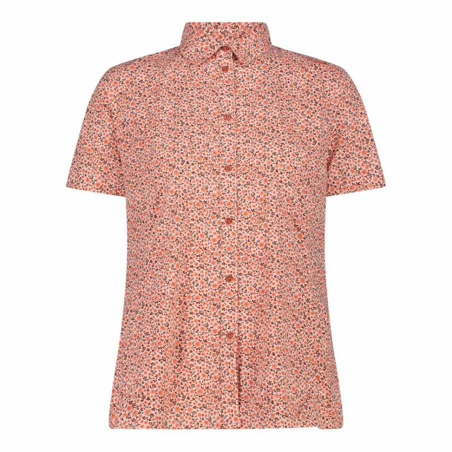 Donna CMP Camicie^Camicia fantasia check maniche corte da donna