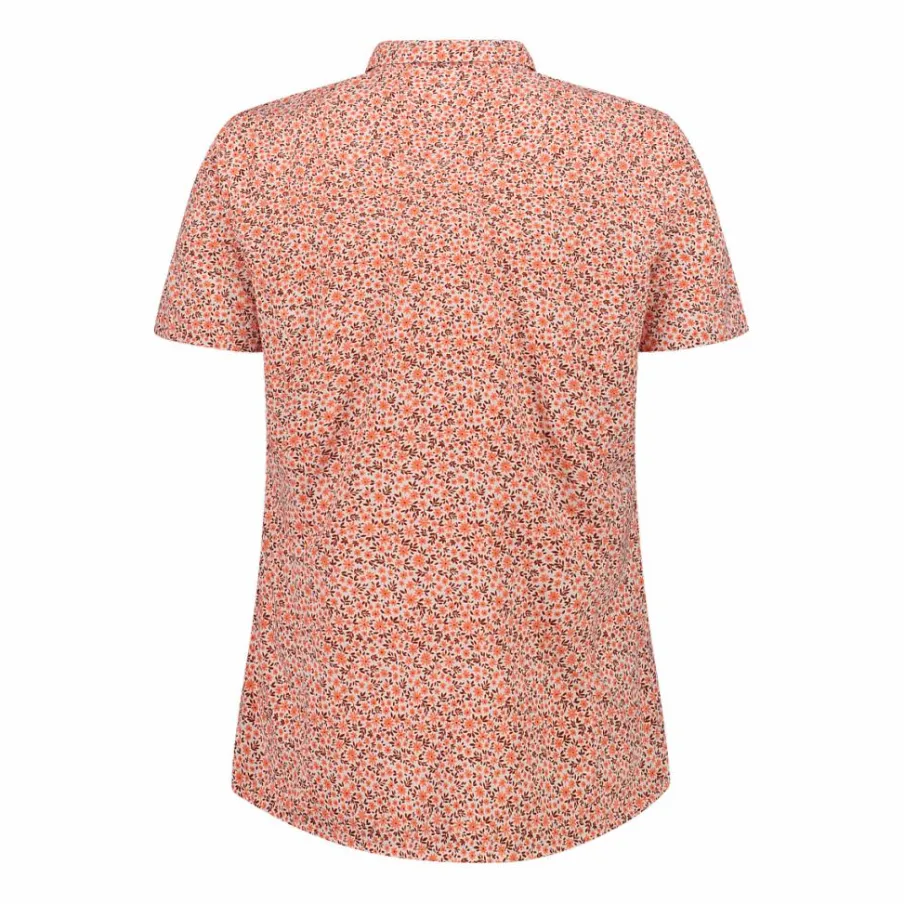 Donna CMP Camicie^Camicia fantasia check maniche corte da donna