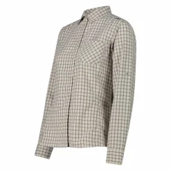 Donna CMP Camicie^Camicia fantasia check maniche lunghe da donna
