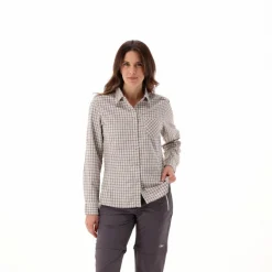 Donna CMP Camicie^Camicia fantasia check maniche lunghe da donna