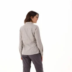 Donna CMP Camicie^Camicia fantasia check maniche lunghe da donna