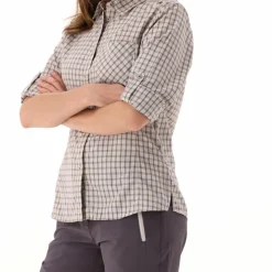 Donna CMP Camicie^Camicia fantasia check maniche lunghe da donna