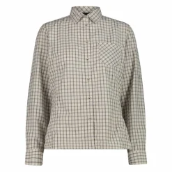 Donna CMP Camicie^Camicia fantasia check maniche lunghe da donna
