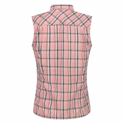 Donna CMP Camicie^Camicia fantasia check senza maniche da donna