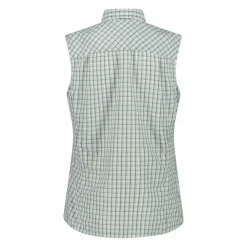 Donna CMP Camicie^Camicia fantasia check senza maniche da donna