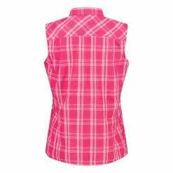 Donna CMP Camicie^Camicia fantasia check senza maniche da donna