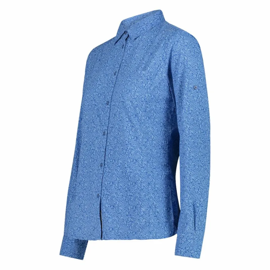 Donna CMP Camicie^Camicia fantasia floreale maniche lunghe da donna
