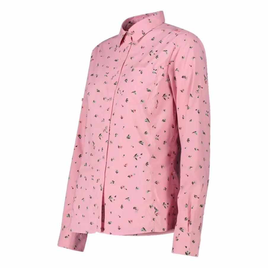 Donna CMP Camicie^Camicia fantasia floreale maniche lunghe da donna