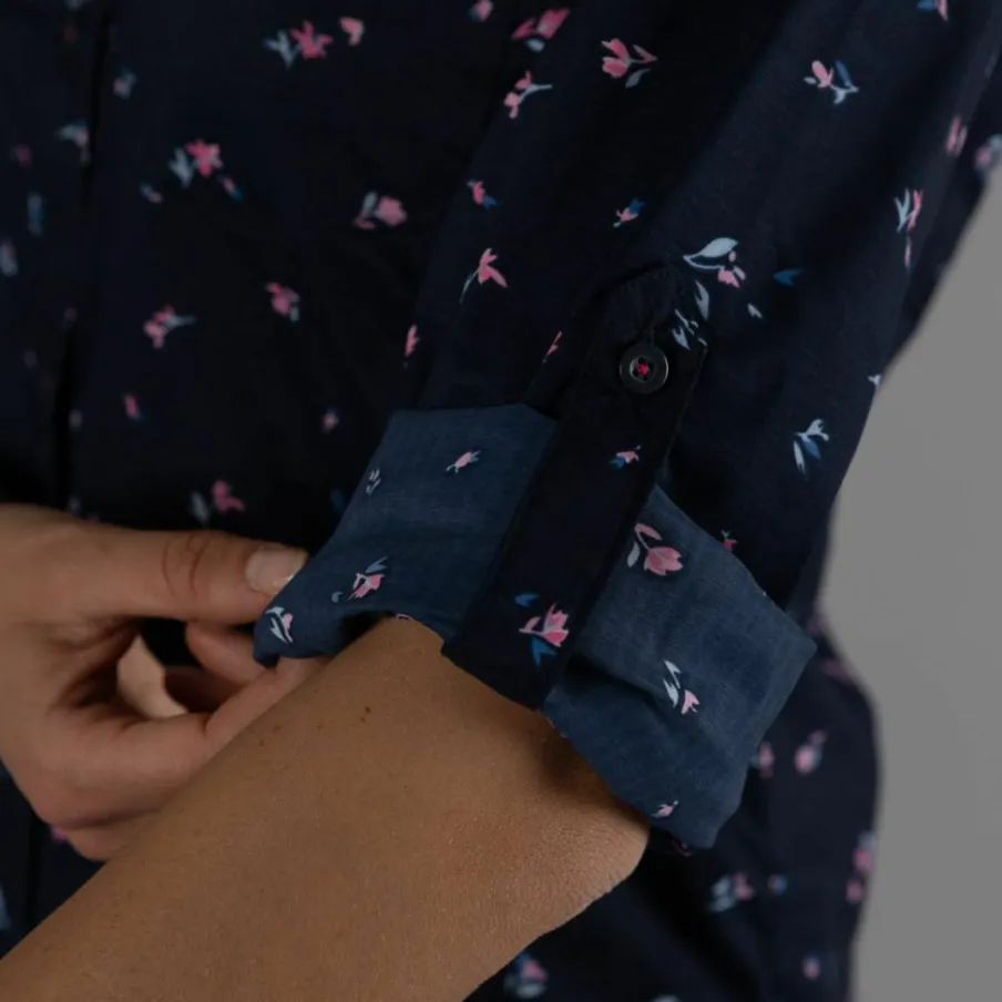 Donna CMP Camicie^Camicia fantasia floreale maniche lunghe da donna