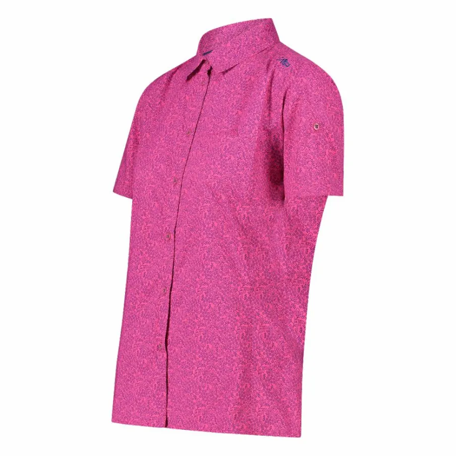 Donna CMP Camicie^Camicia fantasia floreale maniche corte da donna