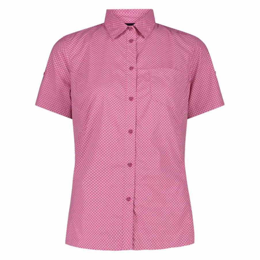 Donna CMP Camicie^Camicia fantasia floreale maniche corte da donna