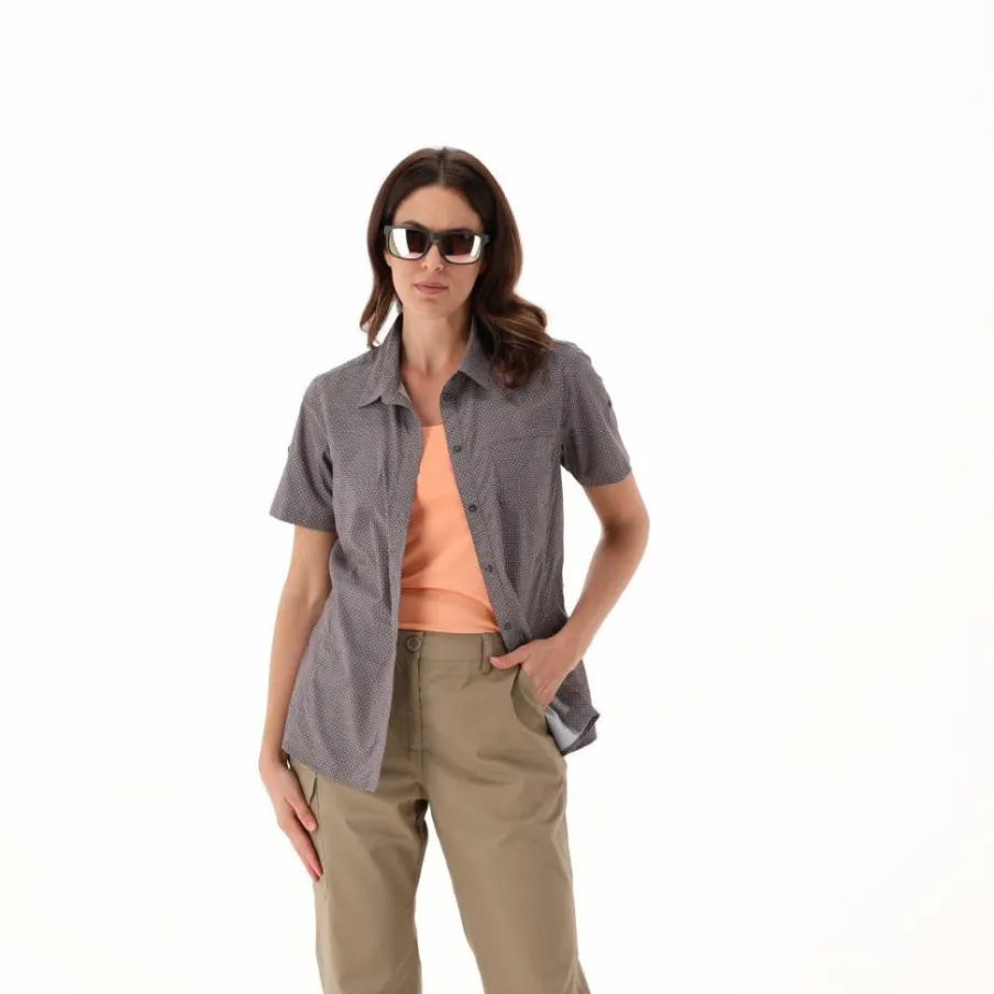 Donna CMP Camicie^Camicia fantasia floreale maniche corte da donna