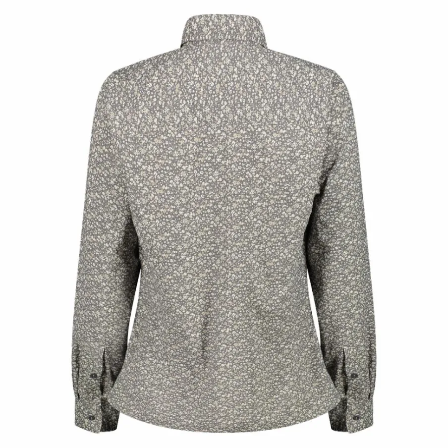 Donna CMP Camicie^Camicia fantasia geometrica maniche lunghe da donna