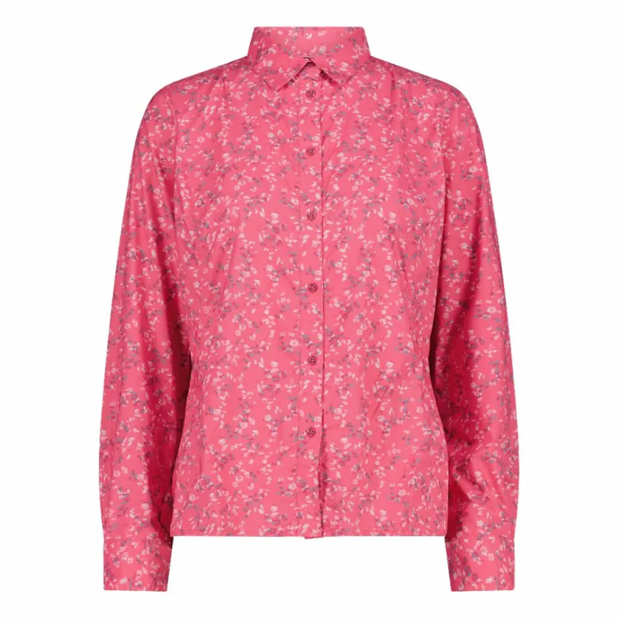 Donna CMP Camicie^Camicia fantasia geometrica maniche lunghe da donna