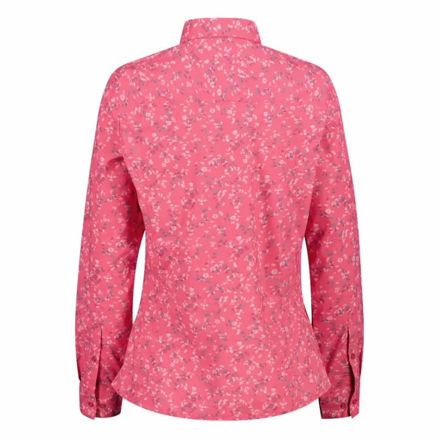 Donna CMP Camicie^Camicia fantasia geometrica maniche lunghe da donna