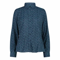 Donna CMP Camicie^Camicia fantasia geometrica maniche lunghe da donna