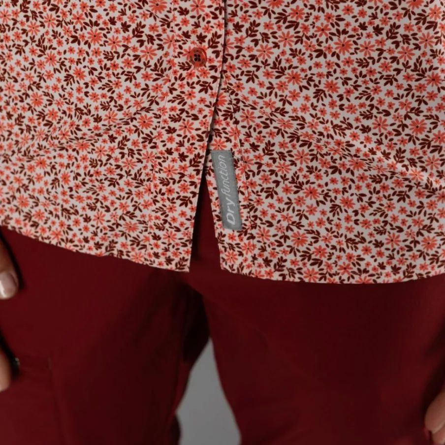 Donna CMP Camicie^Camicia fantasia geometrica maniche lunghe da donna