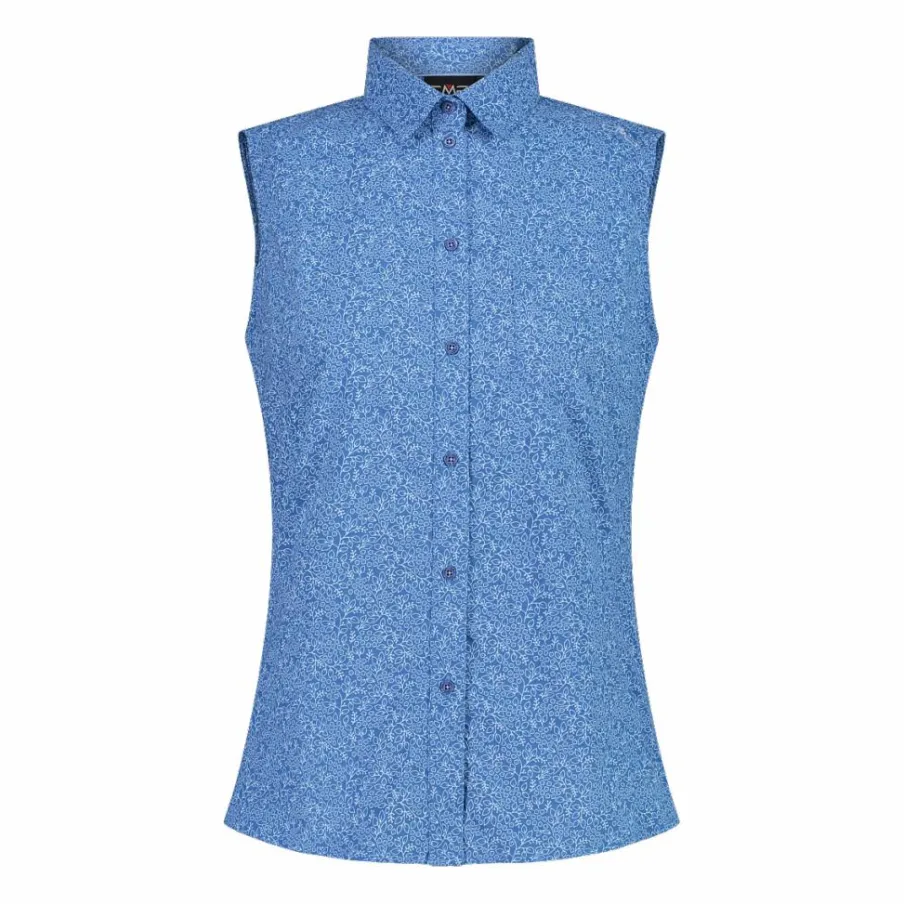 Donna CMP Camicie^Camicia fantasia geometrica maniche lunghe da donna