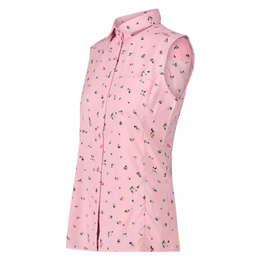 Donna CMP Camicie^Camicia fantasia geometrica maniche lunghe da donna