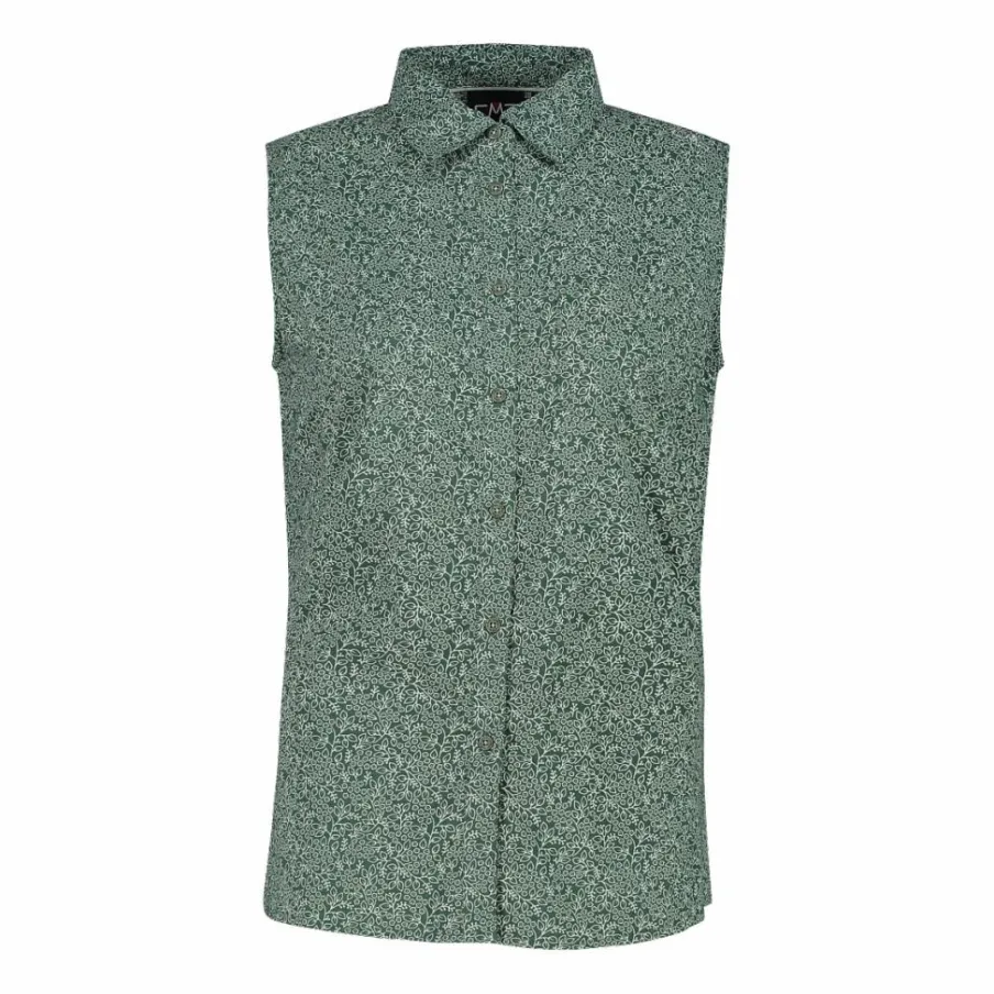 Donna CMP Camicie^Camicia fantasia geometrica maniche lunghe da donna