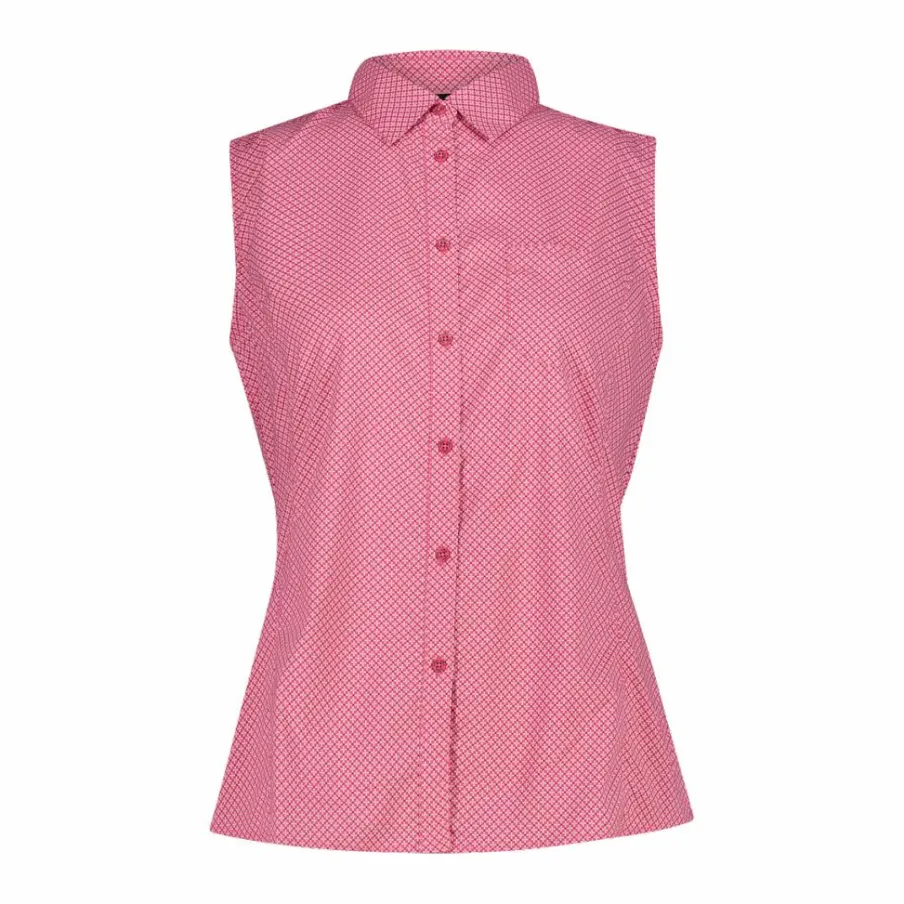 Donna CMP Camicie^Camicia fantasia geometrica maniche lunghe da donna