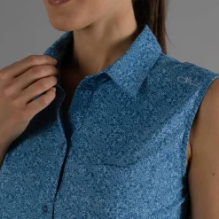 Donna CMP Camicie^Camicia fantasia geometrica maniche lunghe da donna