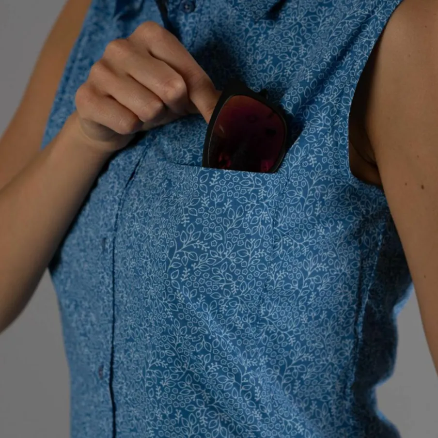 Donna CMP Camicie^Camicia fantasia geometrica maniche lunghe da donna