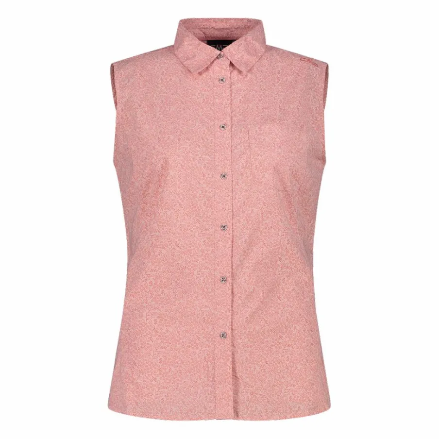 Donna CMP Camicie^Camicia fantasia geometrica maniche lunghe da donna