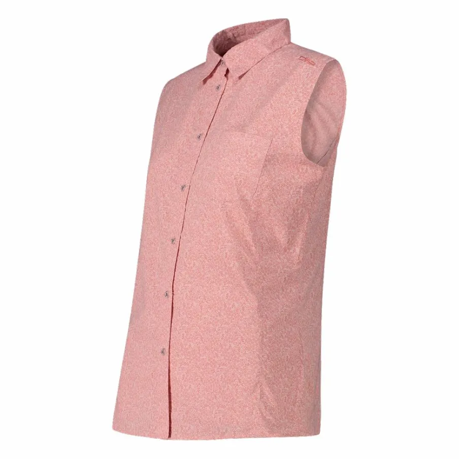 Donna CMP Camicie^Camicia fantasia geometrica maniche lunghe da donna
