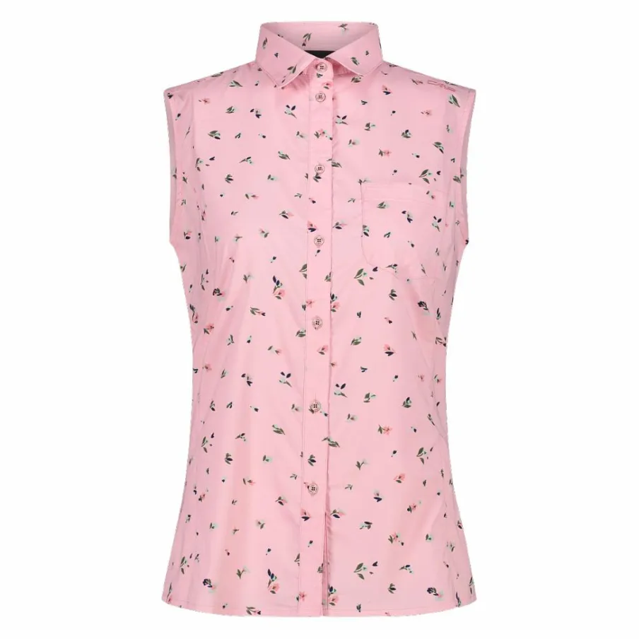 Donna CMP Camicie^Camicia fantasia geometrica maniche lunghe da donna