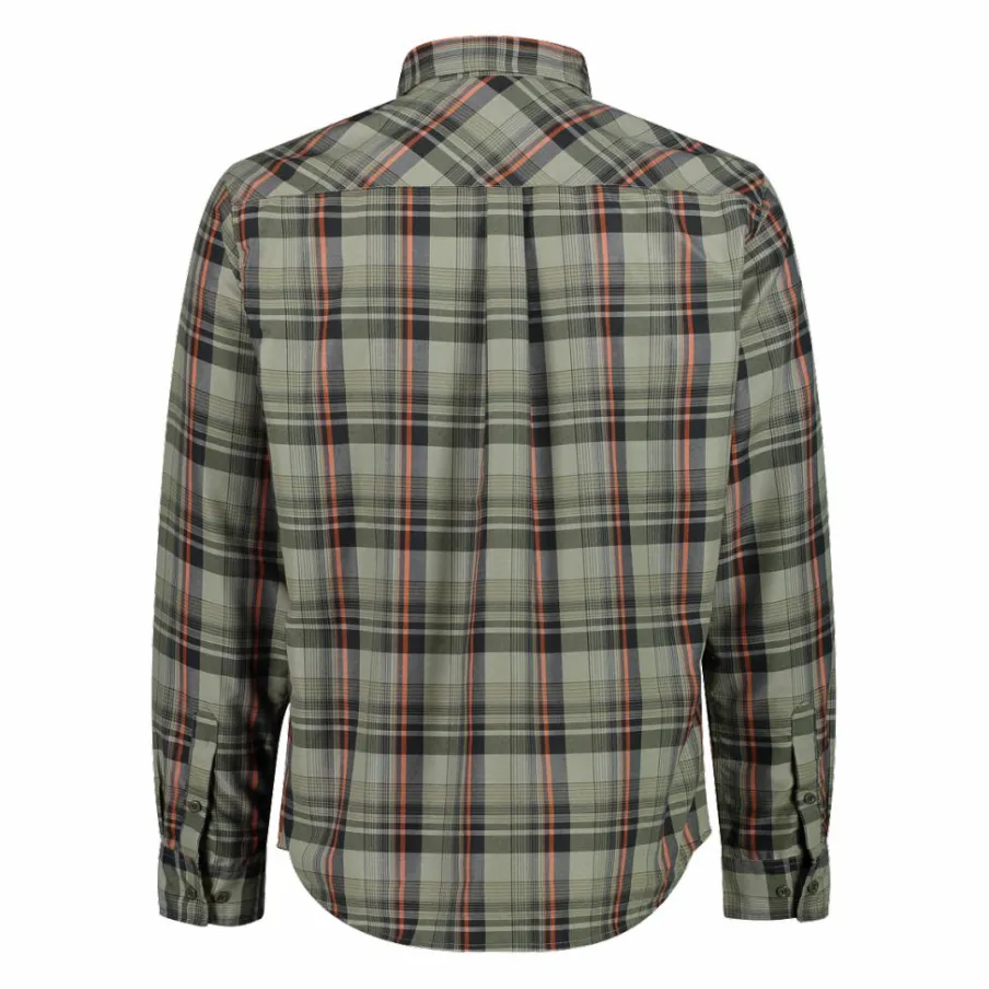 Uomo CMP Camicie^Camicia maniche lunghe check da uomo