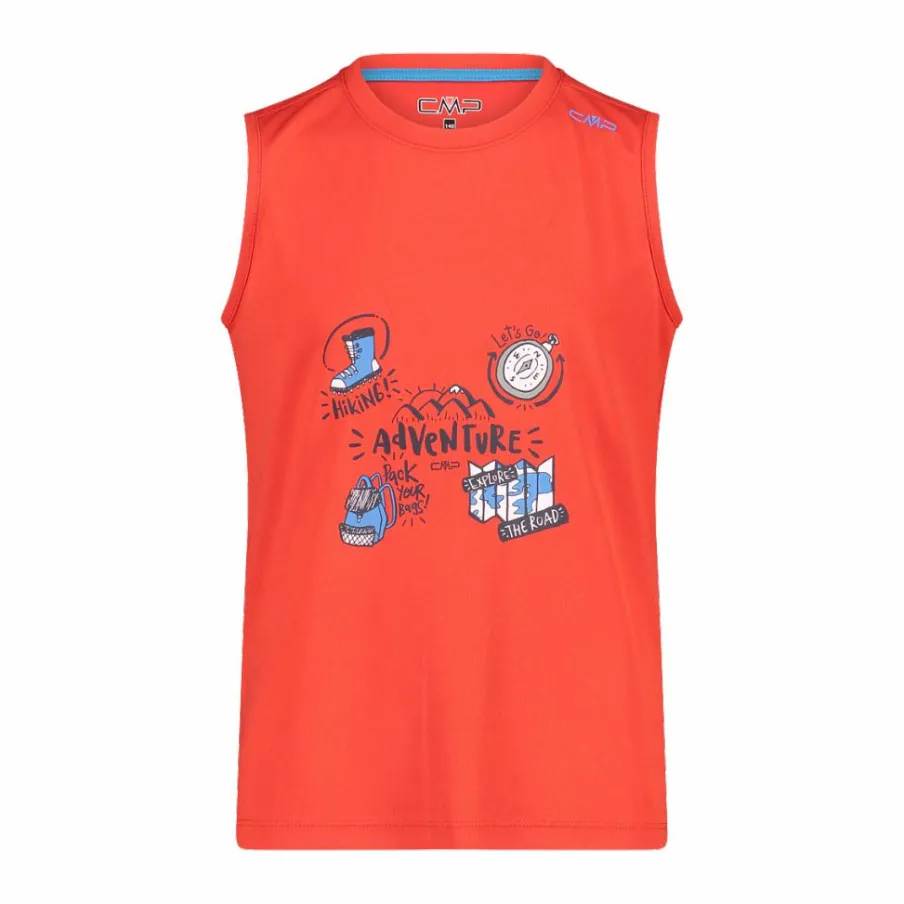 Bambino CMP T-Shirt^Canotta stampa adventure da bambino