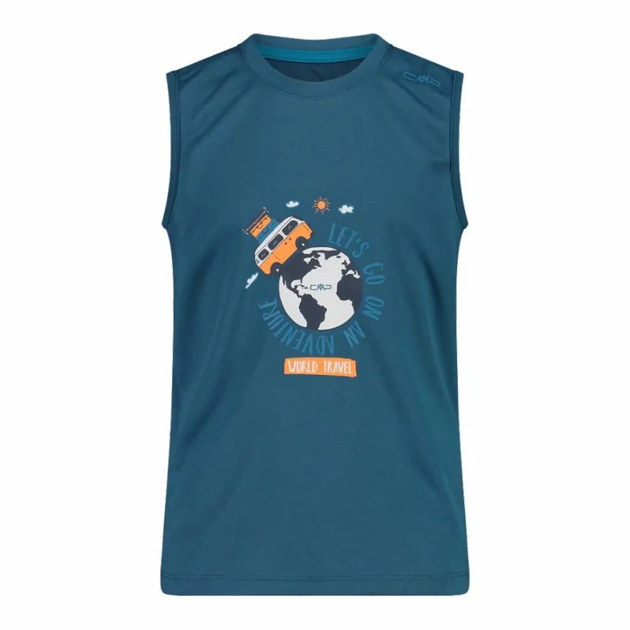 Bambino CMP T-Shirt^Canotta stampa adventure da bambino