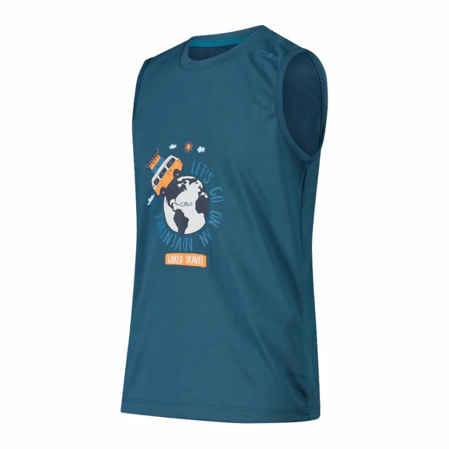 Bambino CMP T-Shirt^Canotta stampa adventure da bambino