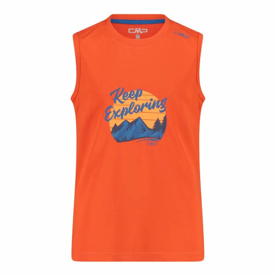 Bambino CMP T-Shirt^Canotta stampa adventure da bambino