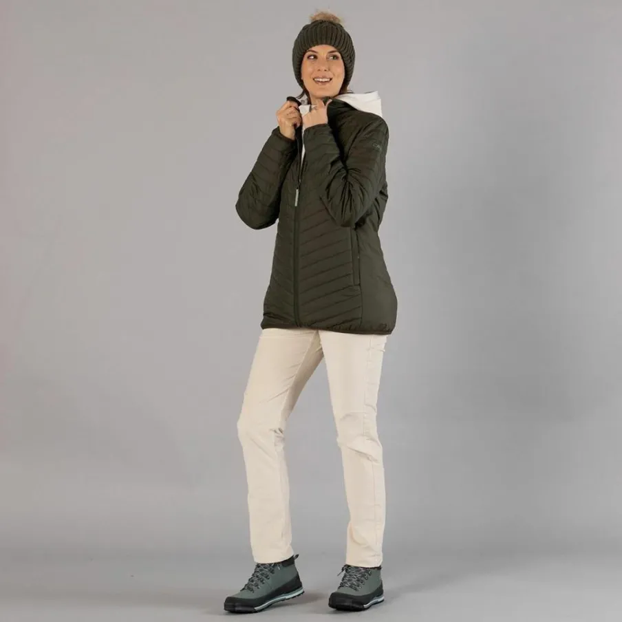 Donna CMP Giacche Imbottite E Piumini|Giacche Invernali^Cappotto donna con cappuccio e interno staccabile