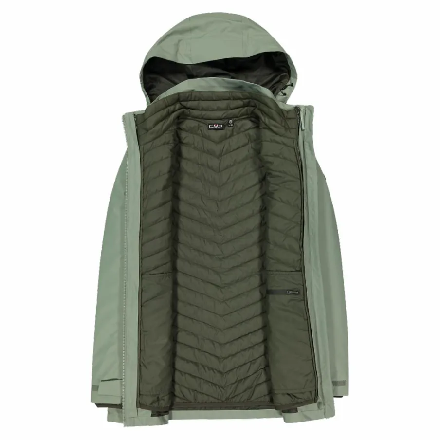 Donna CMP Giacche Imbottite E Piumini|Giacche Invernali^Cappotto donna con cappuccio e interno staccabile