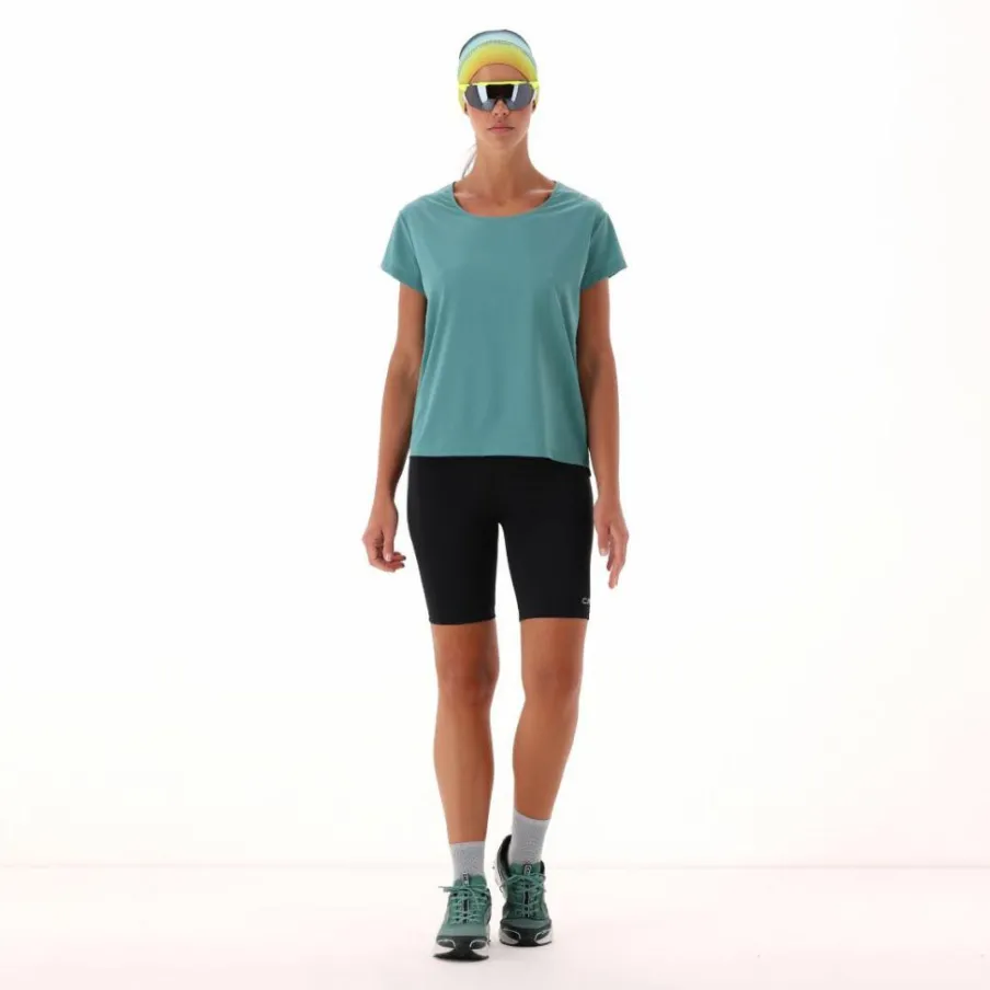 Donna CMP Pantaloni Running E Ciclismo|Pantaloni Trekking^Cosciale aderente con tasca da Donna