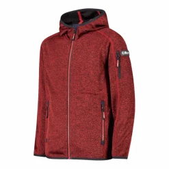 Bambino CMP Pile E Felpe^Felpa con cappuccio bambino in pile knit tech