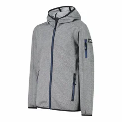 Bambino CMP Pile E Felpe^Felpa con cappuccio bambino in pile knit tech