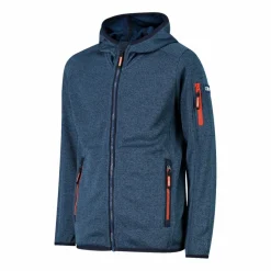 Bambino CMP Pile E Felpe^Felpa con cappuccio bambino in pile knit tech