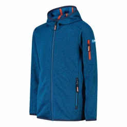 Bambino CMP Pile E Felpe^Felpa con cappuccio bambino in pile knit tech