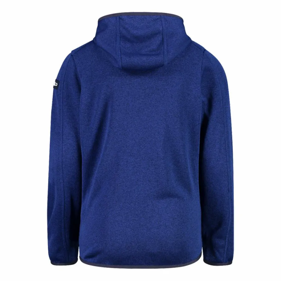 Bambino CMP Pile E Felpe^Felpa con cappuccio bambino in pile knit tech