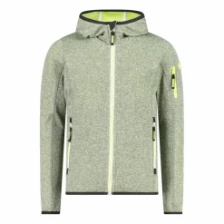 CMP Pile E Felpe^Felpa con cappuccio bambina in pile knit tech