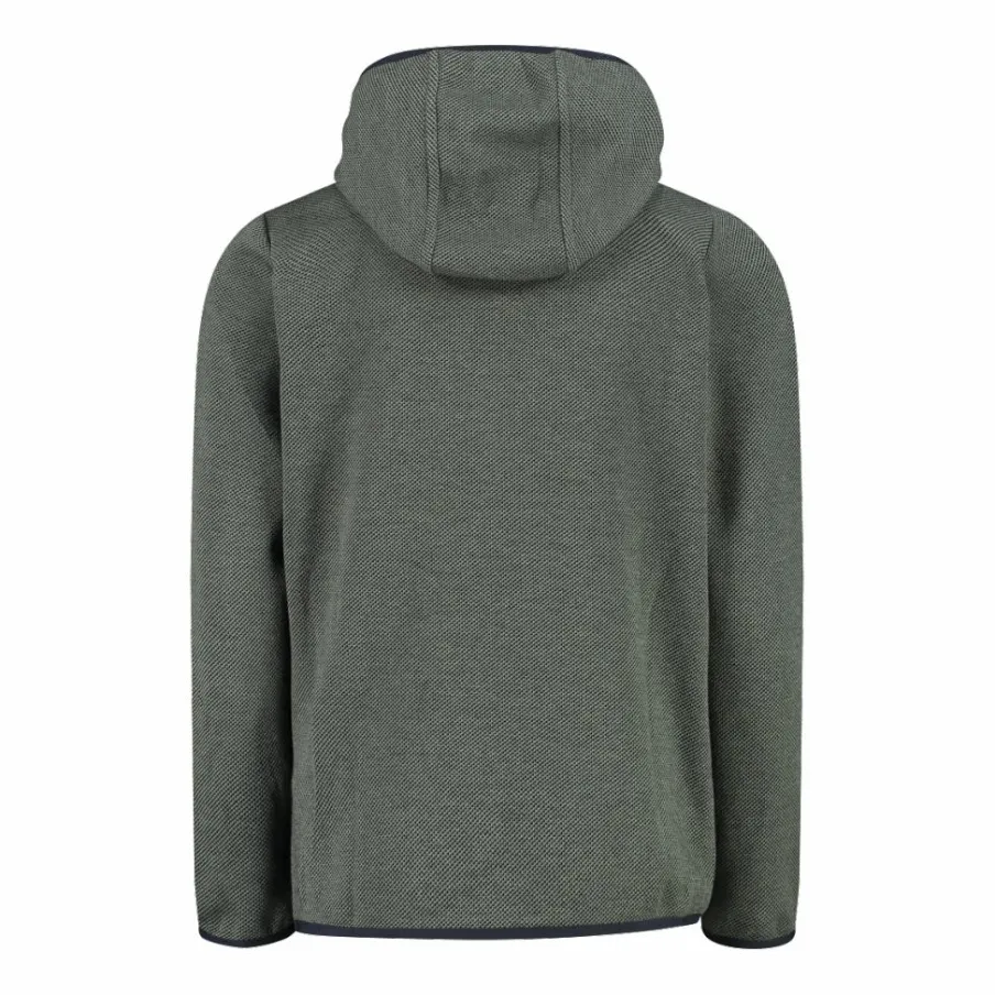 Bambino CMP Pile E Felpe^Felpa con cappuccio bambino in pile knit tech