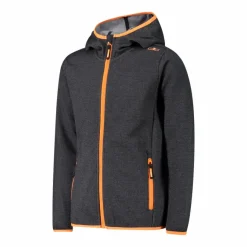 Bambino CMP Pile E Felpe^Felpa con cappuccio bambino in pile knit tech