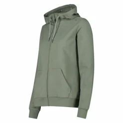 Donna CMP Maglioni E Felpe^Felpa con zip da donna in cotone elasticizzato con cappuccio