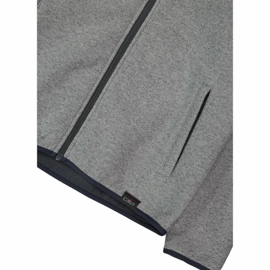 Uomo CMP Maglioni E Felpe^Felpa con zip da uomo in pile Knit Tech