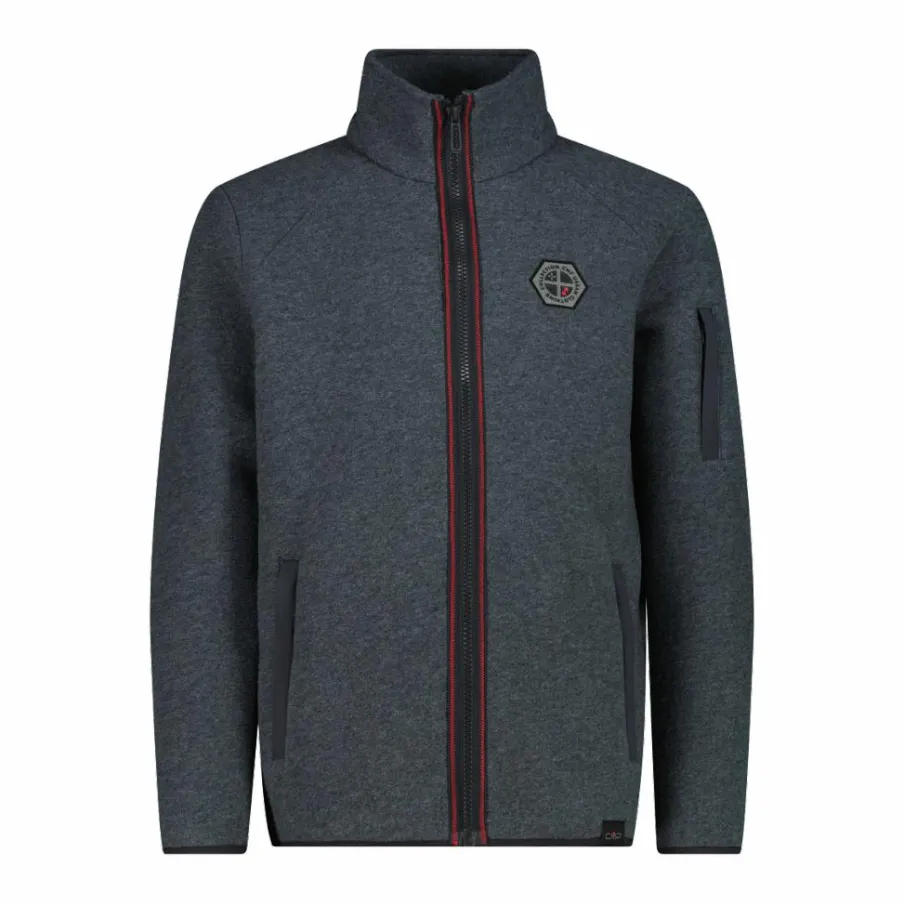 Uomo CMP Maglioni E Felpe^Felpa con zip da Uomo in Knit Tech